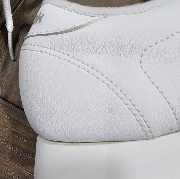 Reebok Princess Women's White Leather sneakers size 7.5 - Picture 9 of 9